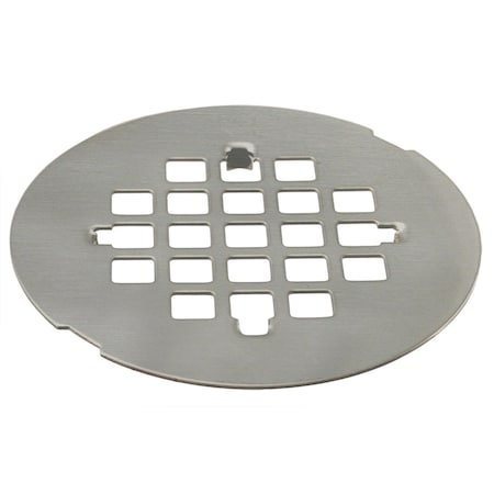 Westbrass 4-1/4" Brass Snap-In Shower Strainer Grid Drain Cover D319-07